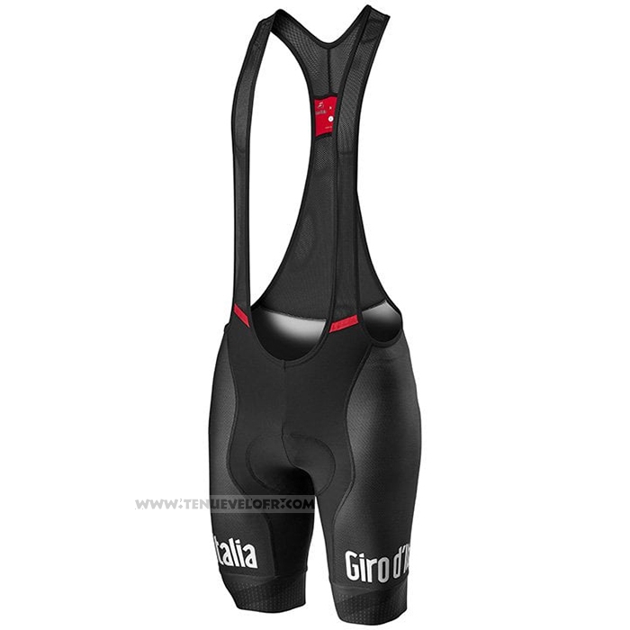 2021 Maillot Cyclisme Giro D'italia Blanc Rose Manches Courtes et Cuissard